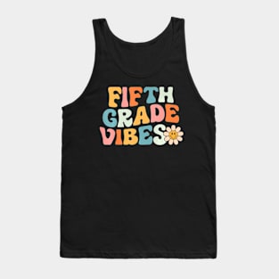 Fifth Grade  5th Grade Team Retro 1st Day of School Tank Top